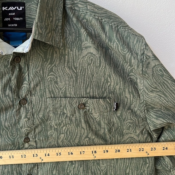 Kavu Tropical Print Casual Button Down Shirt Lightweight quick dry XXL / 2XL - Picture 8 of 9